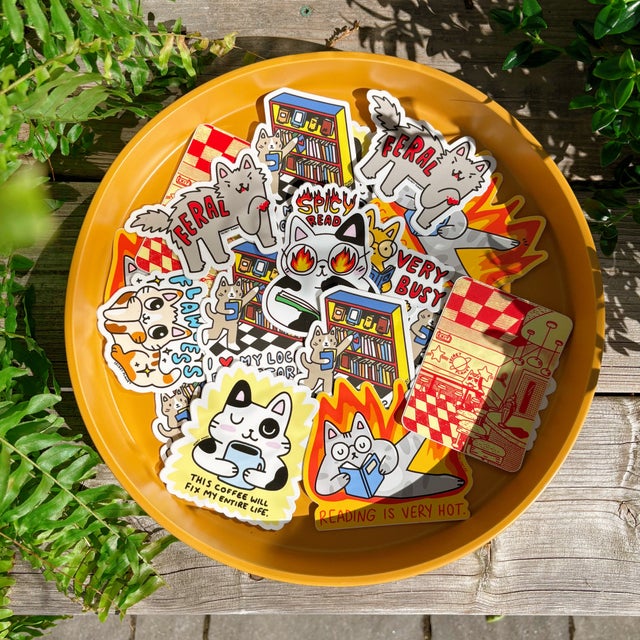 Stickers, Keychains + Buttons | Plant & Curio